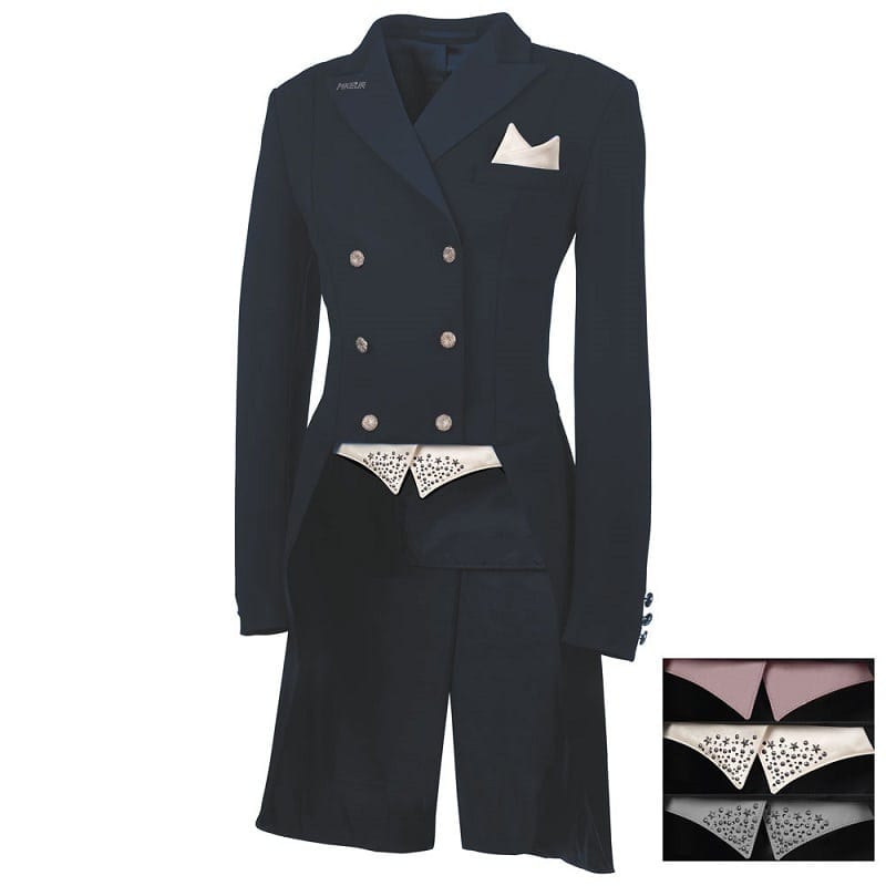 Pikeur Ladies Jersey Dressage Tailcoat Navy