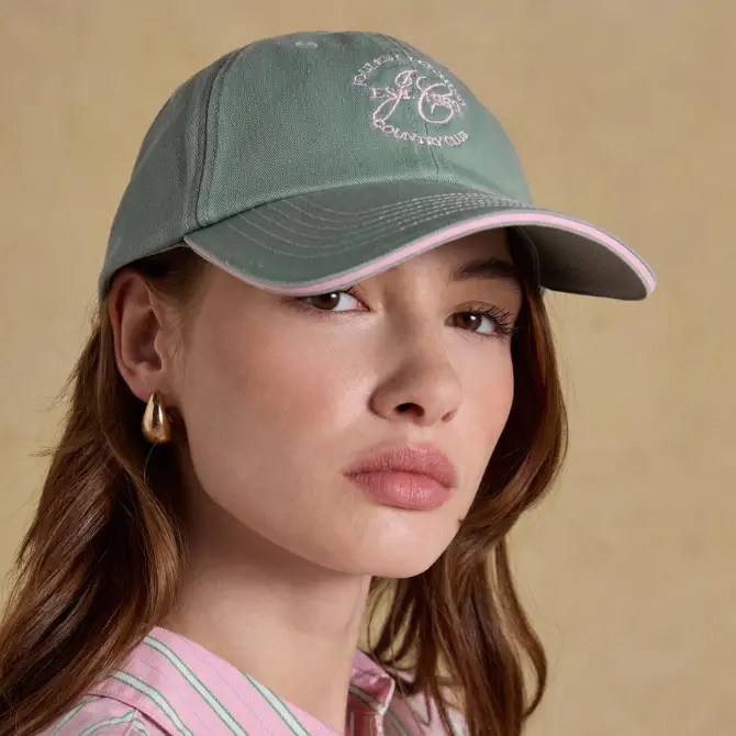 Joules Ladies Daley Baseball Cap Green