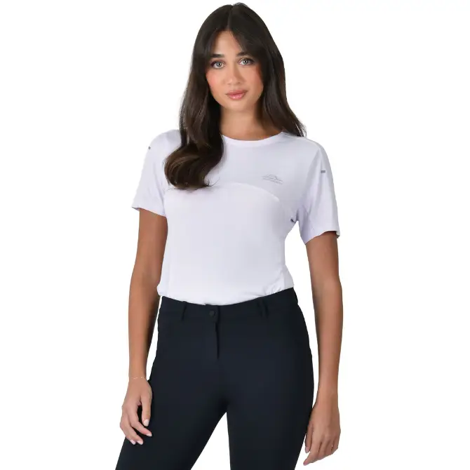 Weatherbeeta Ladies 37.5 Lightweight Performance Short Sleeved Top Lavender Mist Marle