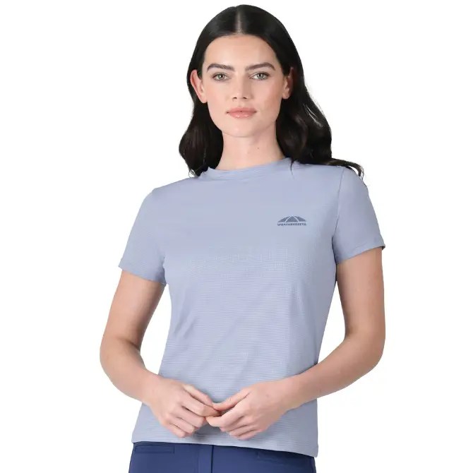Weatherbeeta Ladies Relaxed Copper UV Short Sleeved Tee Bluestone