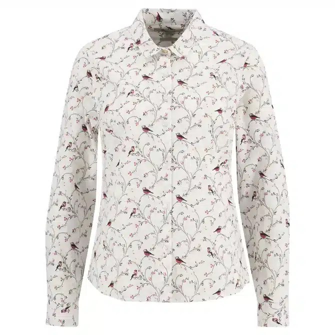 Barbour Ladies Brambles Shirt Bird Print