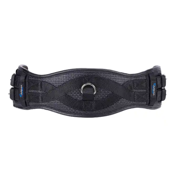 Shires ARMA Anti Chafe Dressage Girth Elastic Black