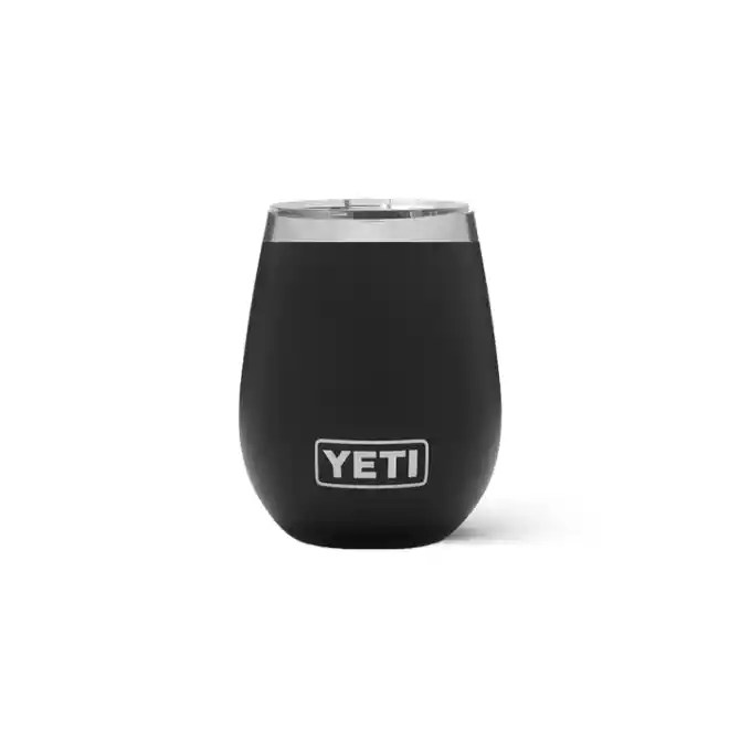 Yeti Rambler 10 Oz Wine Tumbler With Magslider Lid Black