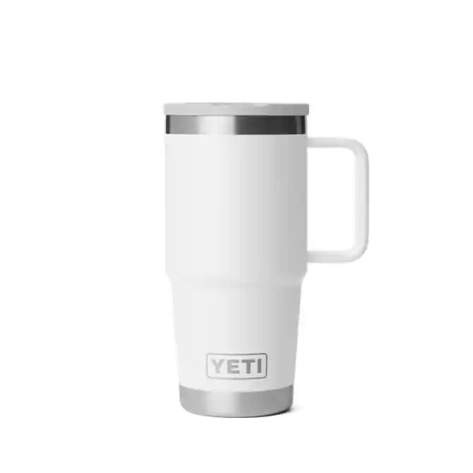 Yeti Rambler 20 Oz Travel Straw Mug White