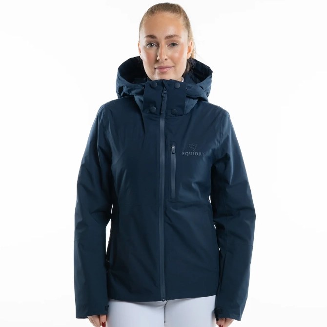 EquiDry Ladies Iris Waterproof Riding Jacket Navy