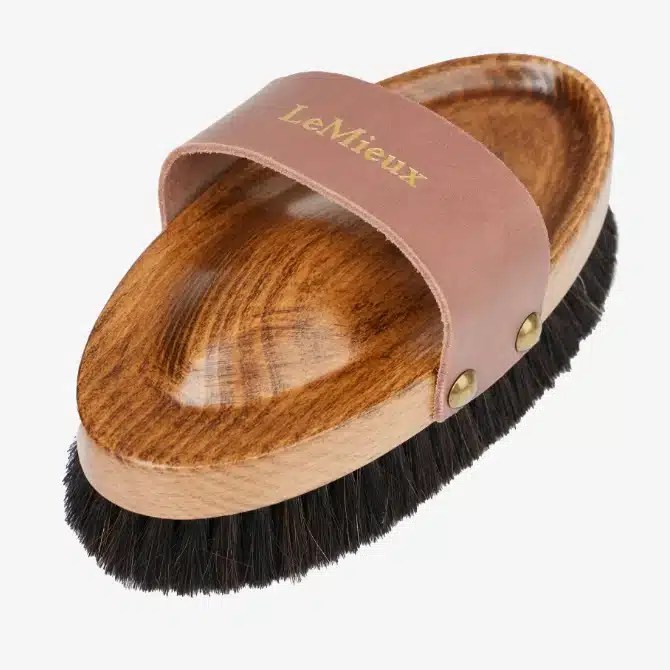 LeMieux Artisan Lambswool Body Brush Brown