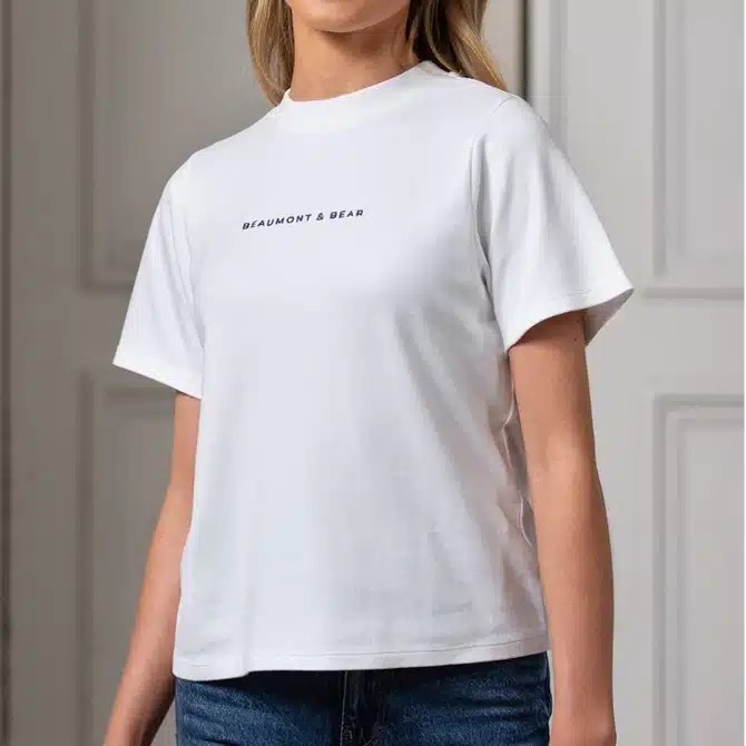 Beaumont & Bear Ladies Sidbury T-Shirt White