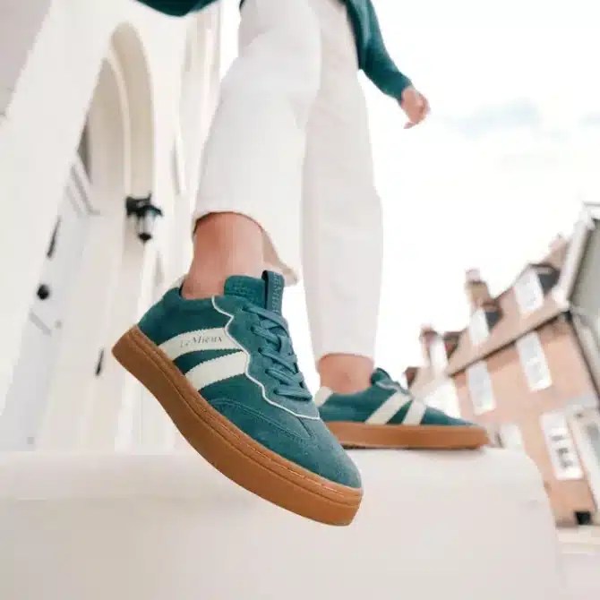LeMieux Ladies Stockbridge Suede Lifestyle Trainers Jungle