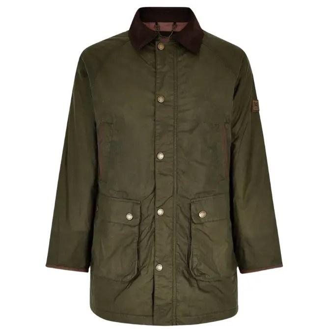 Dubarry Mens Brunswick Wax Jacket Pine