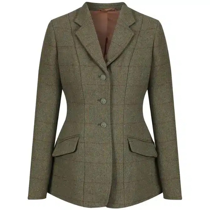 Equetech Ladies Claydon Tweed Riding Jacket 3