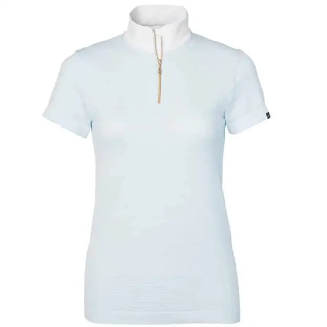 Mountain Horse Ladies Honey Competition Show Top Pale Blue