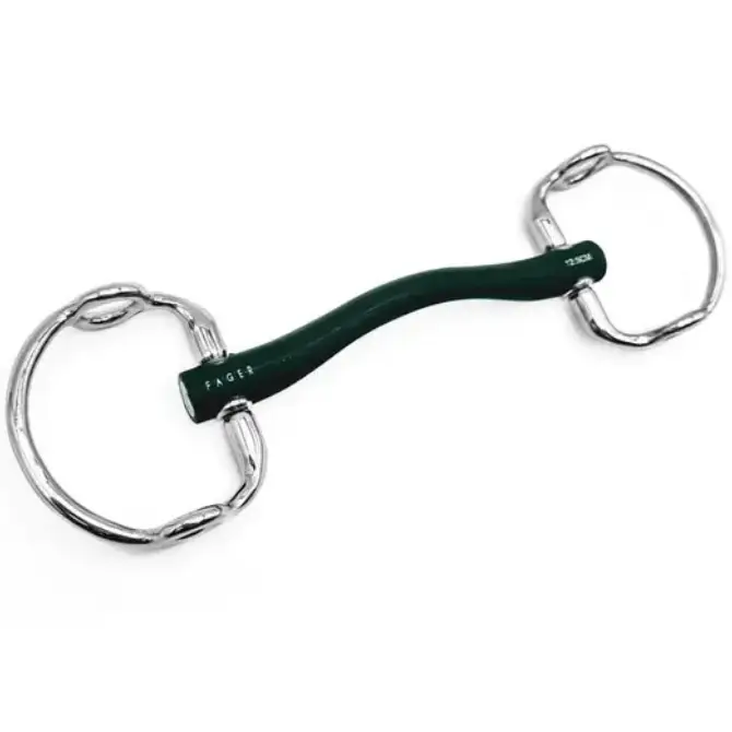 Fager Andrea Hard Rubber Fixed Gag Bit 3