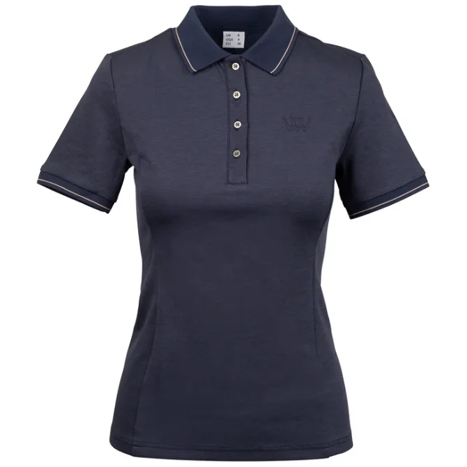 Woof Wear Ladies Tech Polo Shirt Navy