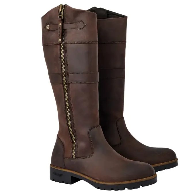 Dubarry Ladies Roundstone Country Boot Old Rum