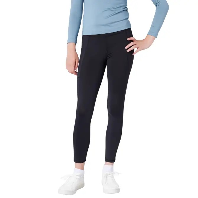 Cameo Junior Core Riding Tights Liquorice