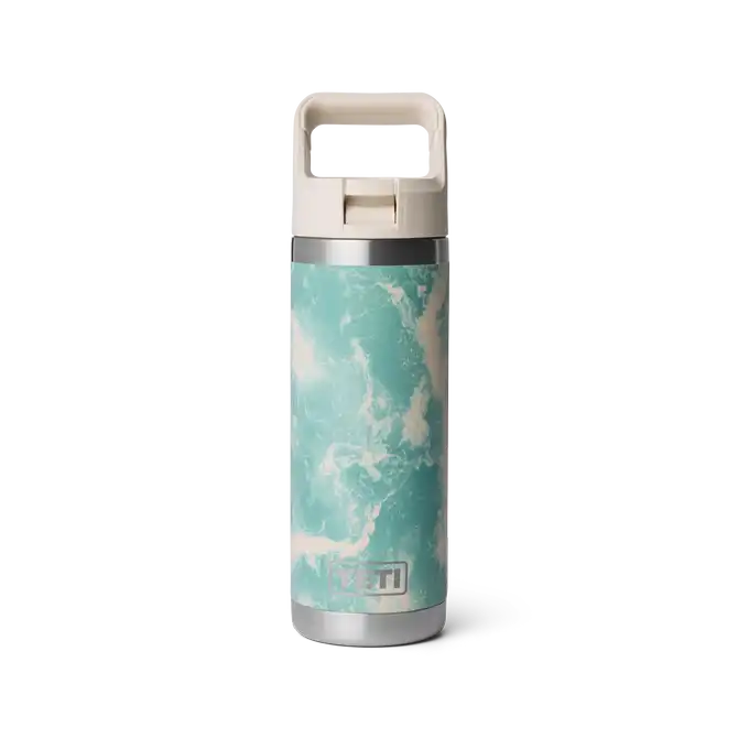 Yeti Rambler 18 Oz Bottle With Colour Matched Straw Cap Sea View