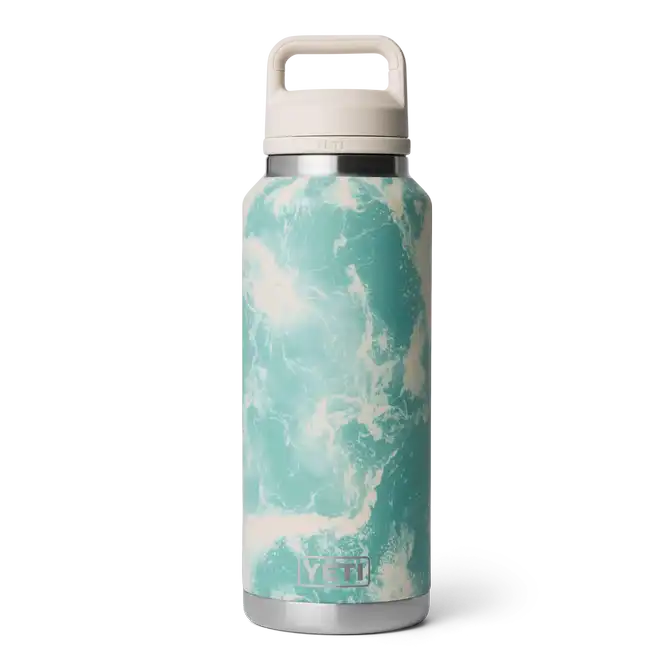 Yeti Rambler 46 Oz Bottle With Colour Matched Chug Cap Sea View