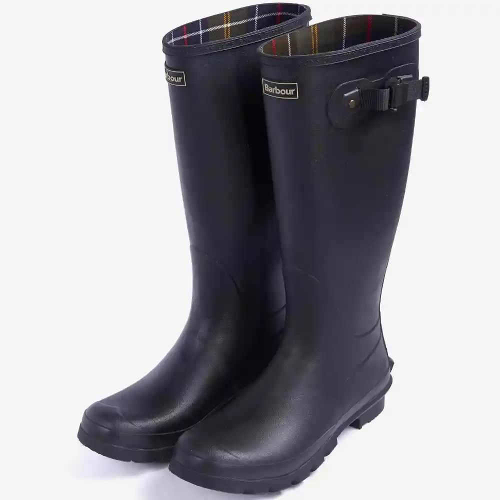 Barbour Mens Bede Wellington Boot Black