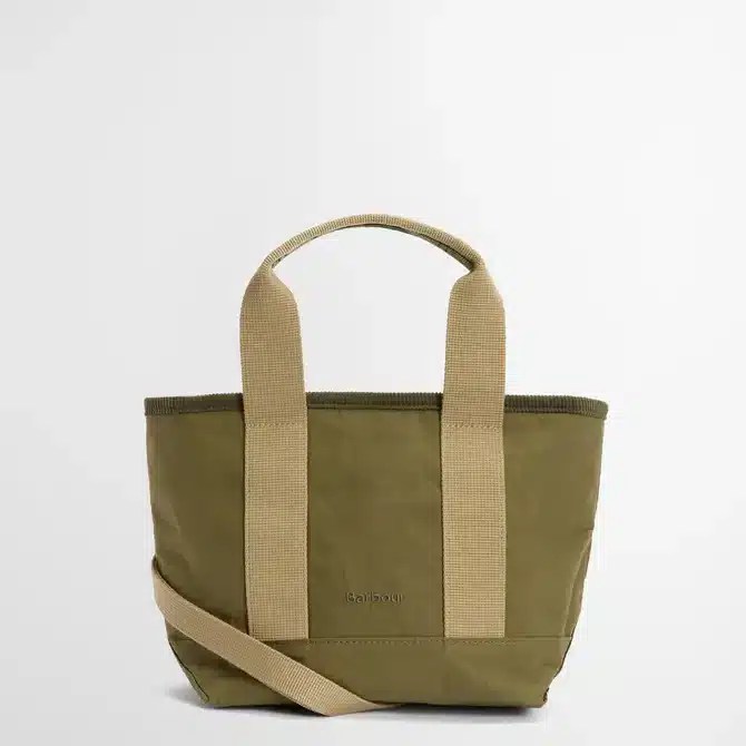 Barbour Ladies Mini Mya Tote Bag Dusky Green