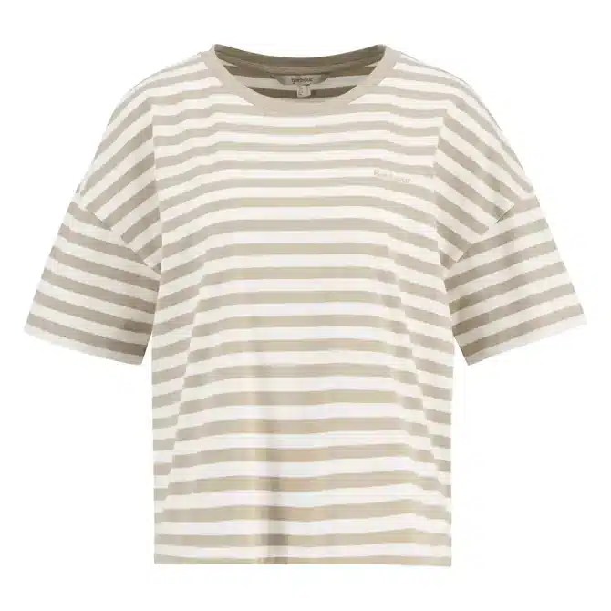 Barbour Ladies Adria Top Light Sand Stripe