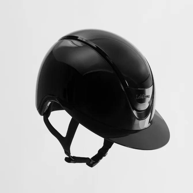 LeMieux Verv Competition Riding Helmet Gloss Black