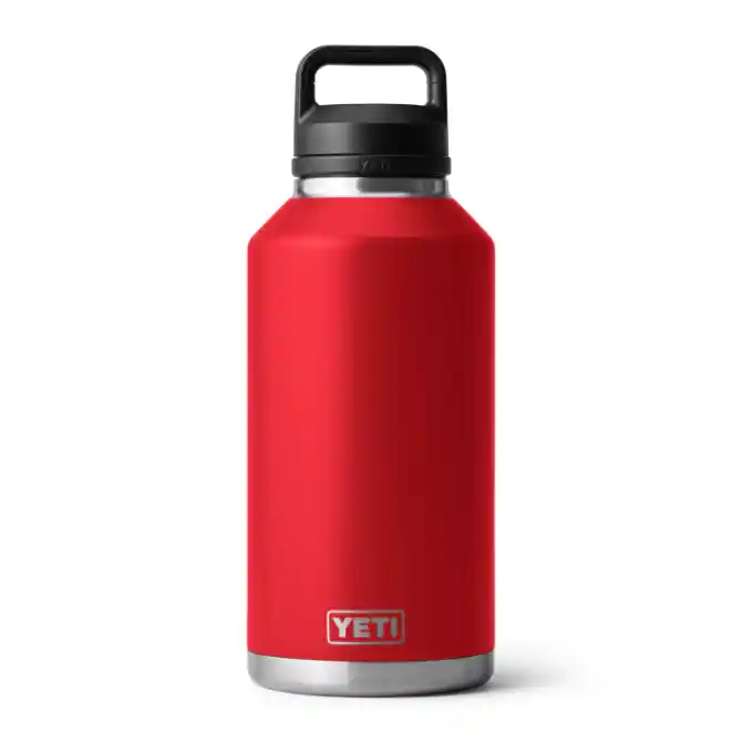 Yeti Rambler 64 Oz Bottle With Chug Cap Rescue Red