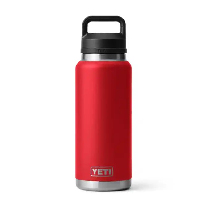Yeti Rambler Bottle Chug 36 Oz Rescue Red