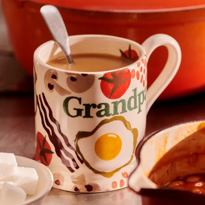 Emma Bridgewater Half Pint Mug Breakfast Grandpa