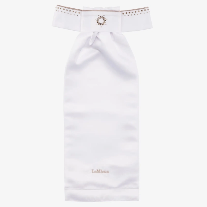LeMieux Brilliance Stock White/Espresso
