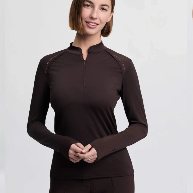LeMieux Brilliance Heyden Lightweight Base Layer Espresso