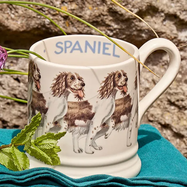Emma Bridgewater Brown & Cream Spaniel 1/2 Pint Mug