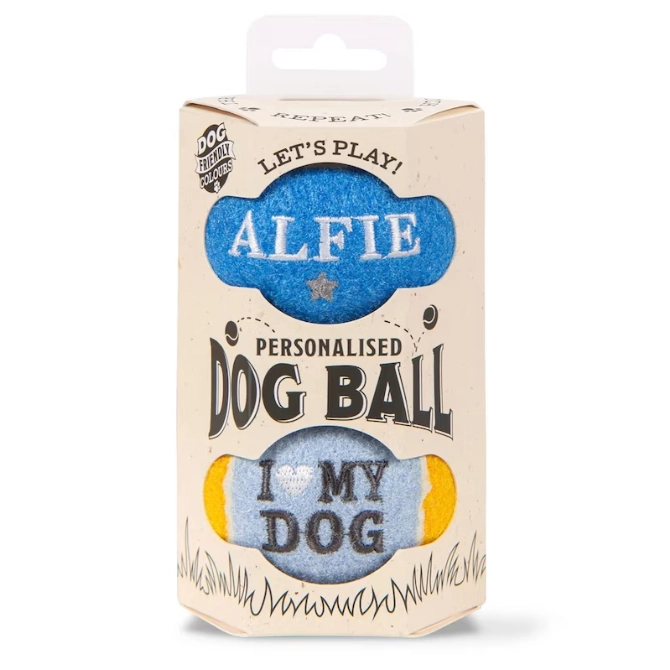 History & Heraldry Dog Ball Set - Alfie