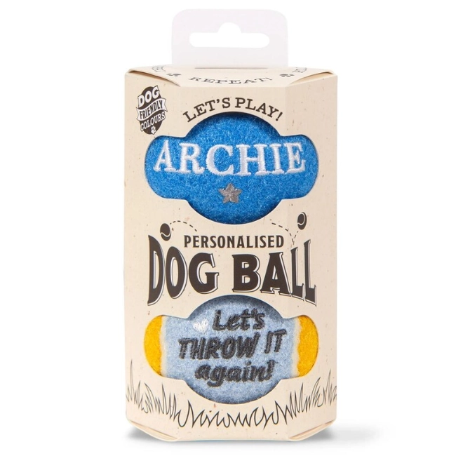 History & Heraldry Dog Ball Set - Archie