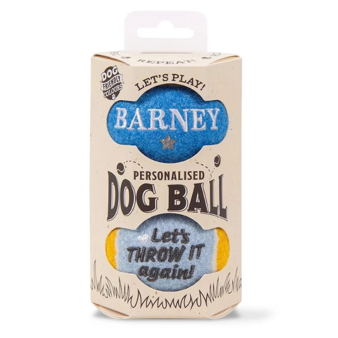 History & Heraldry Dog Ball Set - Barney