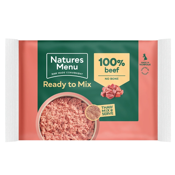 Natures Menu Raw Dog Food Duck Block