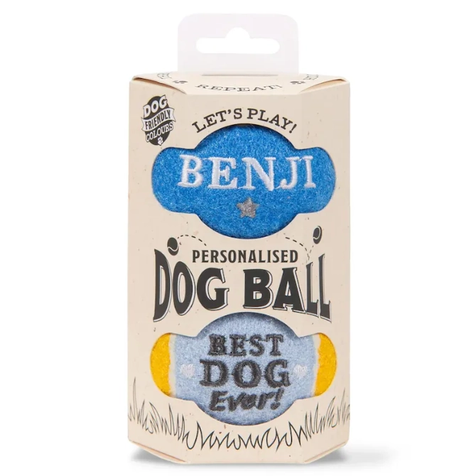 History & Heraldry Dog Ball Set - Benji
