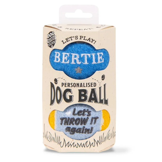 History & Heraldry Dog Ball Set - Bertie