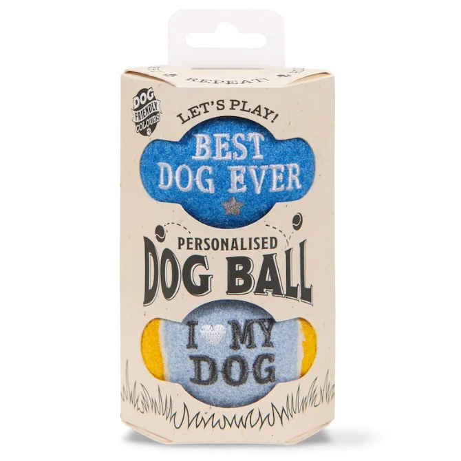 History & Heraldry Dog Ball Set - Best Dog Ever