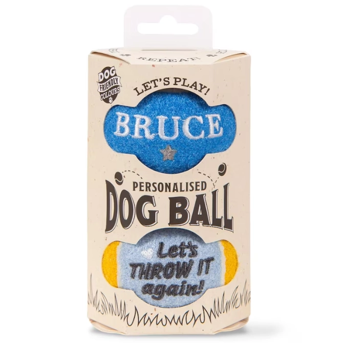 History & Heraldry Dog Ball Set - Bruce