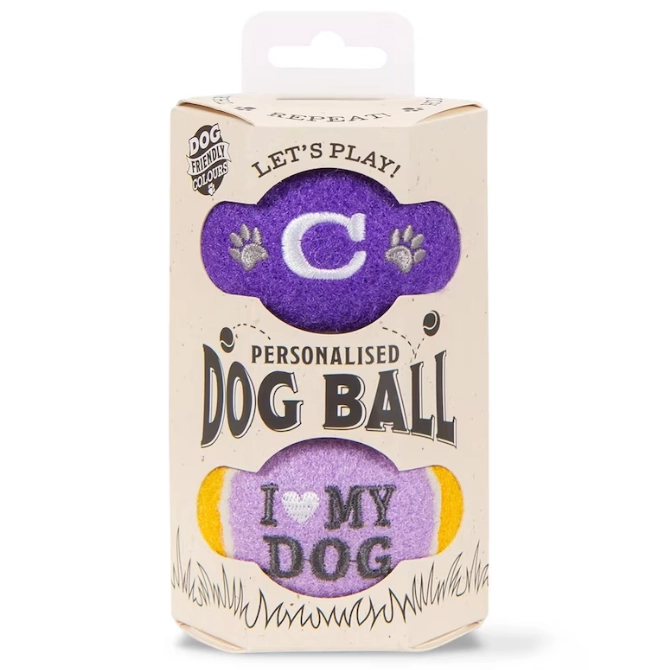 History & Heraldry Dog Ball Set - C