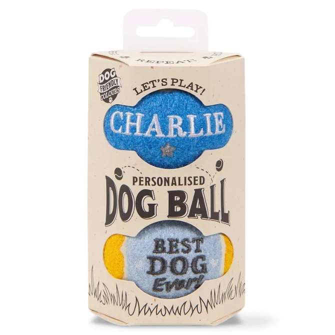 History & Heraldry Dog Ball Set - Charlie
