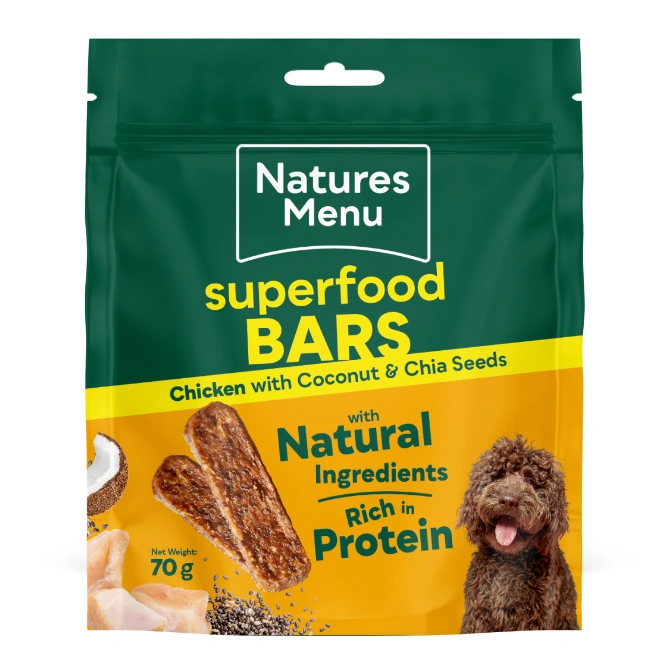 Natures Menu Dog Treats Chicken Superfood Bars