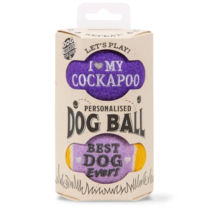 History & Heraldry Dog Ball Set - Cockapoo