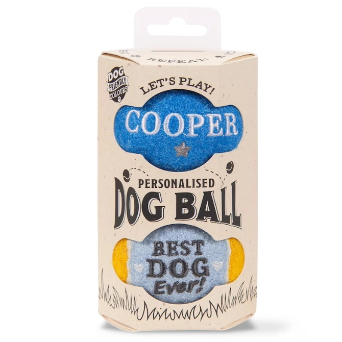 History & Heraldry Dog Ball Set - Cooper