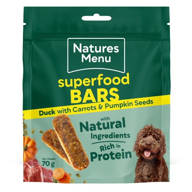 Natures Menu Dog Treats Duck Superfood Bars