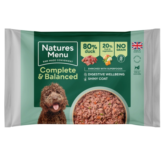 Natures Menu Raw Dog Food Duck Block