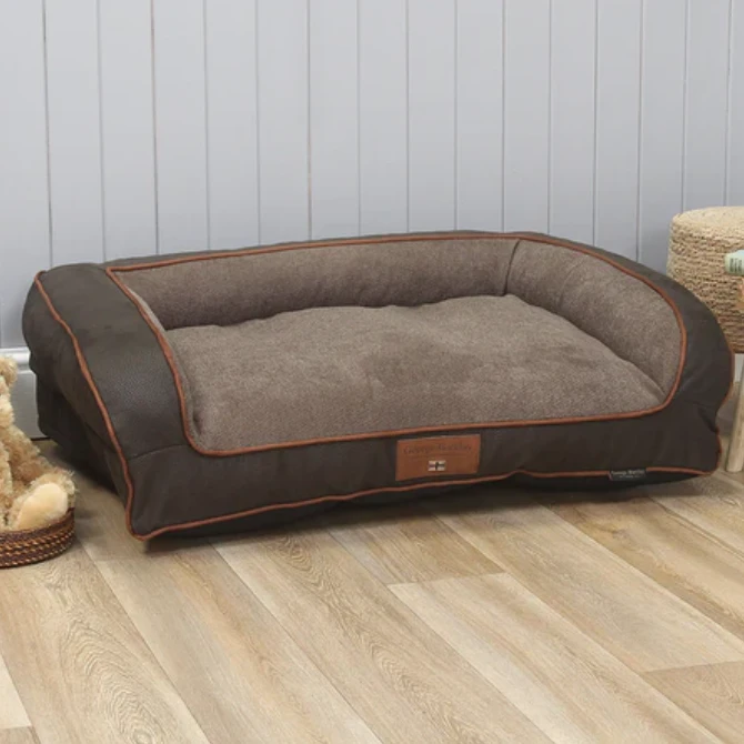 George Barclay Hythe Orthopaedic Blend Dog Sofa Bed Cocoa Brown