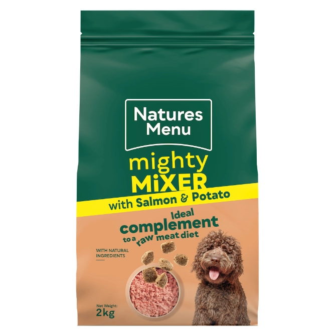 Natures Menu Mighty Mixer Dog Food Salmon & Potatoes