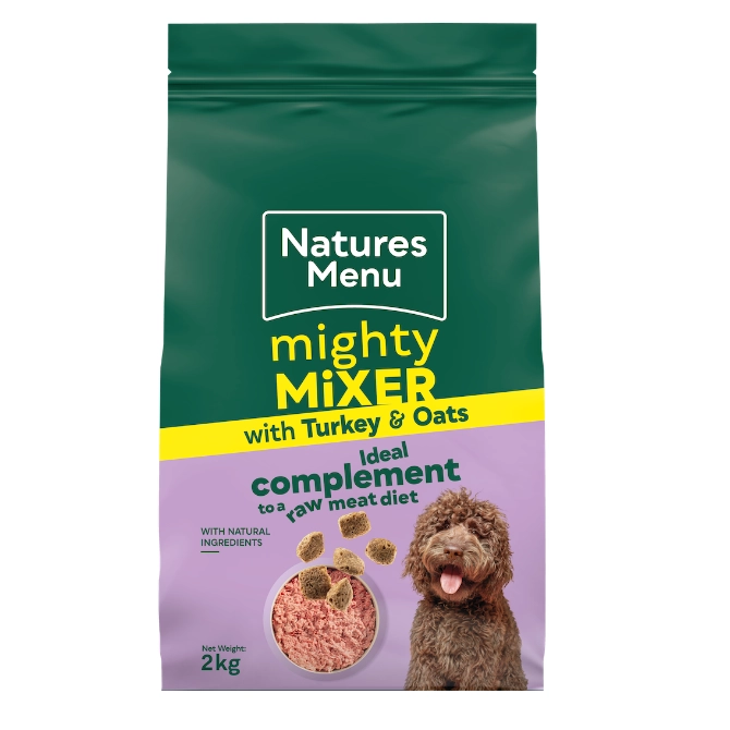 Natures Menu Mighty Mixer Dog Food Turkey & Oats
