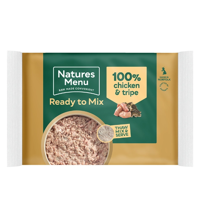 Natures Menu Raw Dog Food Chicken & Tripe Mince Block